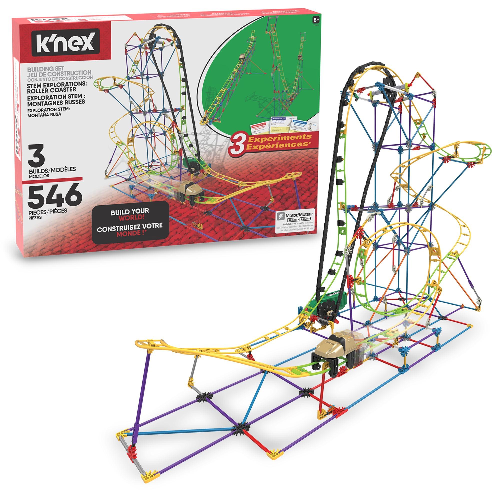 K'NEX Education K'NEX Education ? STEM Explorations: Roller Coaster Building Set – 546 Pieces – Ages 8+ Construction Education Toy