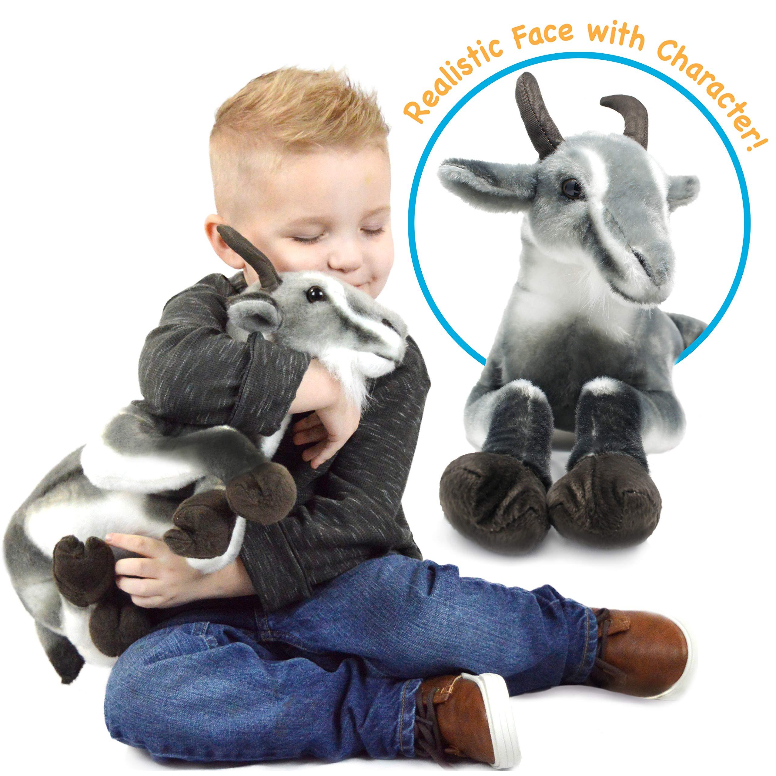 VIAHART TigerHart Patrick The Pygmy Goat - 18 Inch Large Stuffed Animal Plush