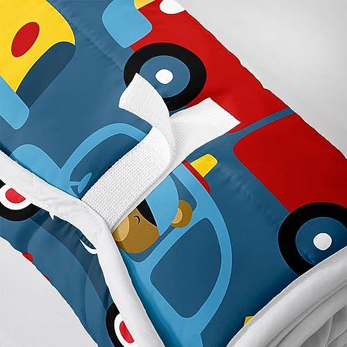 Datura home Datura home Nap Mat -Animal Cars Sleeping Bag with Removable Pillow - Daycare and Sleepovers Preschool Kindergarten Bedding Set for Kids Toddler Boys Girls(Animal Standard)