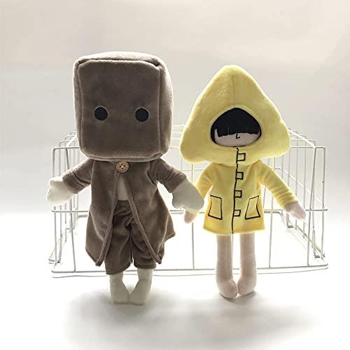 TYISON Little Nightmares Plush Mono Bag hat Little Nightmares 2 and Nomes Plush Toy Doll Idea Gift for Kids Girls Boy Children Game Fans