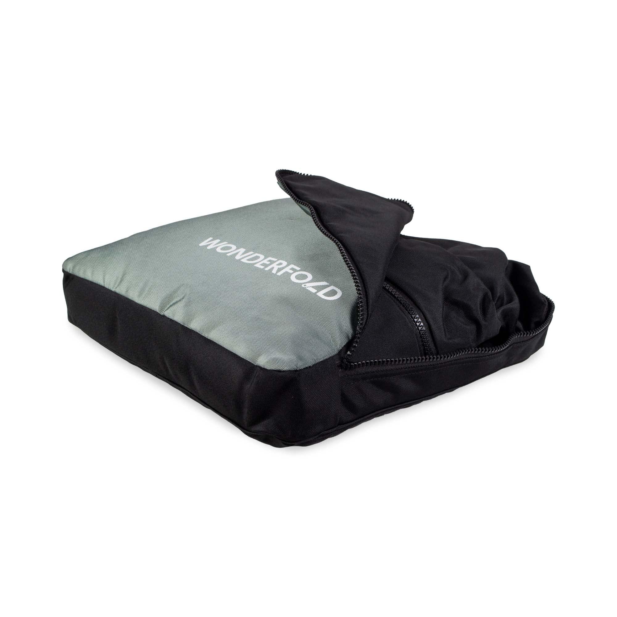WONDERFOLD WONDERFOLD Stroller Wagon Travel Cover Featuring Front Storage Pocket, Inner Storage Pocket for Rear Basket and Canopy, and an Optional Wheel Cover (Fits Only X2)