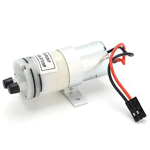 Pilipane RC Water Pump,36V 370 Water Cooling Pump,Portable Mini Water Transfer Utility Pump with Metal Connectors JR Plug with Switch for RC Boats Motor ESC
