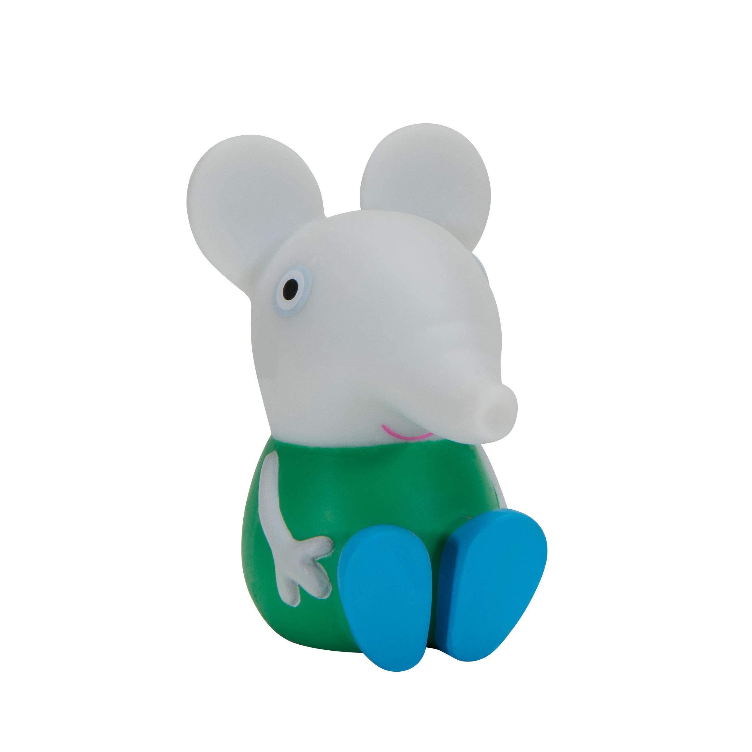 Peppa Pig Peppa Pig & Friends Squishies, 6 Pack, 2.5” Tall, Features 6 Character Toy Figures Like George, Suzy Sheep, Candy Cat, Edmond Elephant, Rebecca Rabbit – Toys for Preschoolers (PPZ0003)