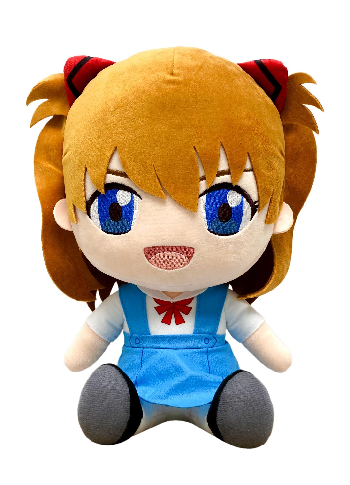 Great Eastern Entertainment Great Eastern Entertainment Evangelion New Movie - Asuka Langley Soryu Uniform Sitting Plush 12\" H