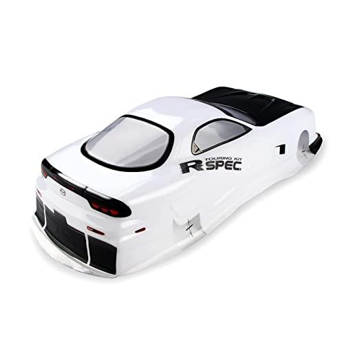 Manrock Manrock 1/10 Scale RC Painted Drift Racing Touring Onroad Car Body Shell RX7 White