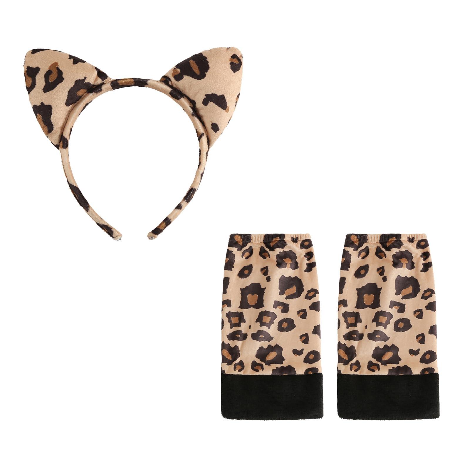 LMYOVE LMYOVE Cheetah Costume Kids, Girls Halloween Costumes for Kids Animal Costume Leopard Outfit for Girls