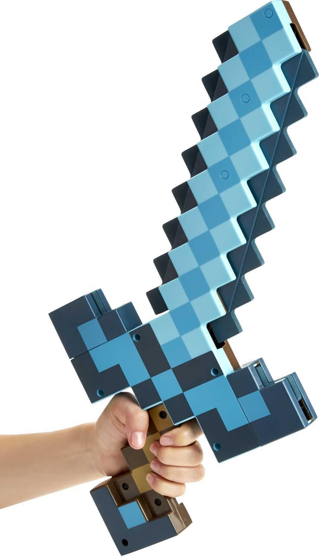 Mattel Mattel Minecraft Sword & Pickaxe Set, Kid-Sized Wearable Accessory for Role-Play & Costumes