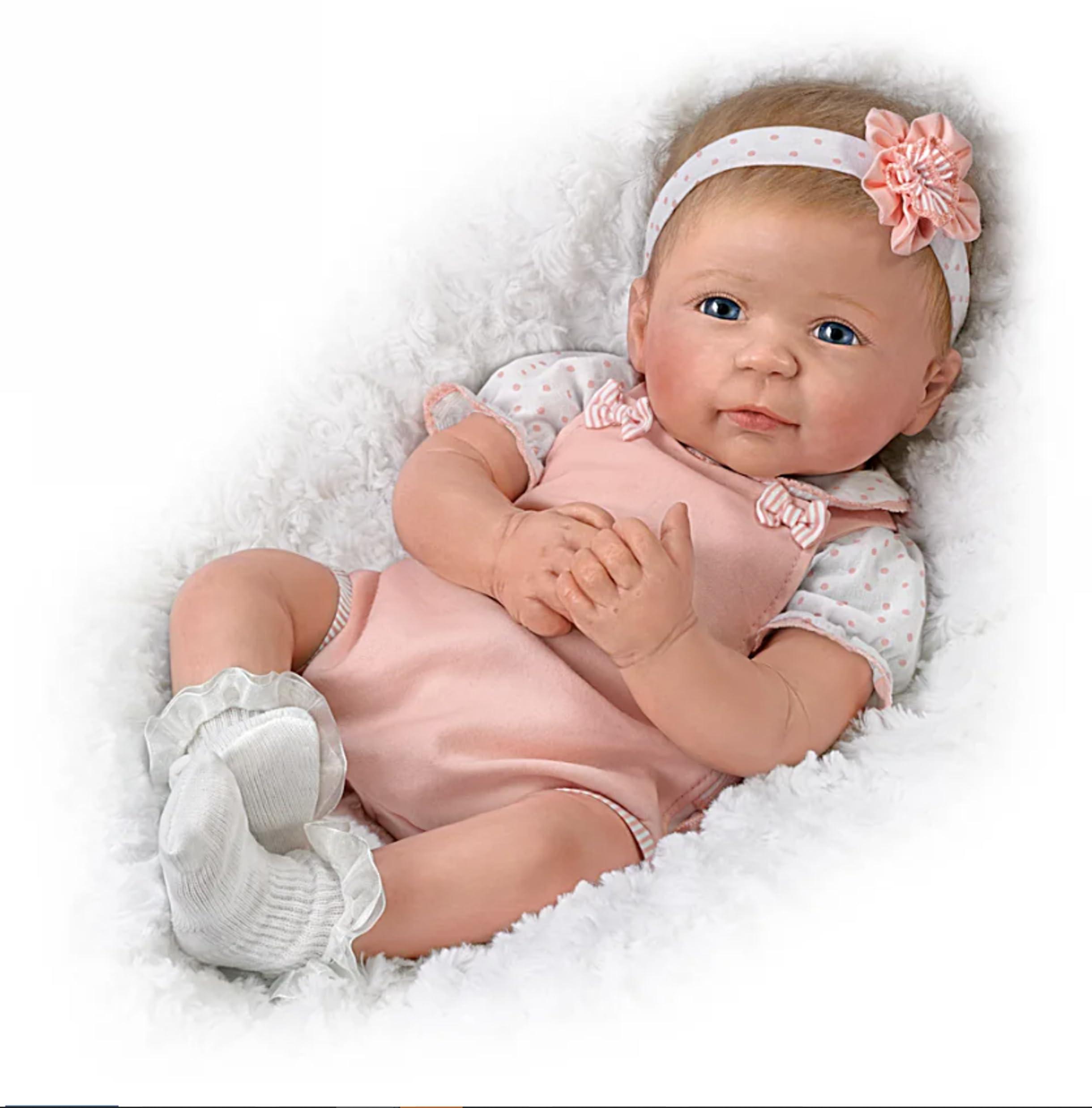 The Ashton-Drake Galleries The Ashton-Drake Galleries Linda Murray\'s Ava Lifelike Silicone Baby Doll
