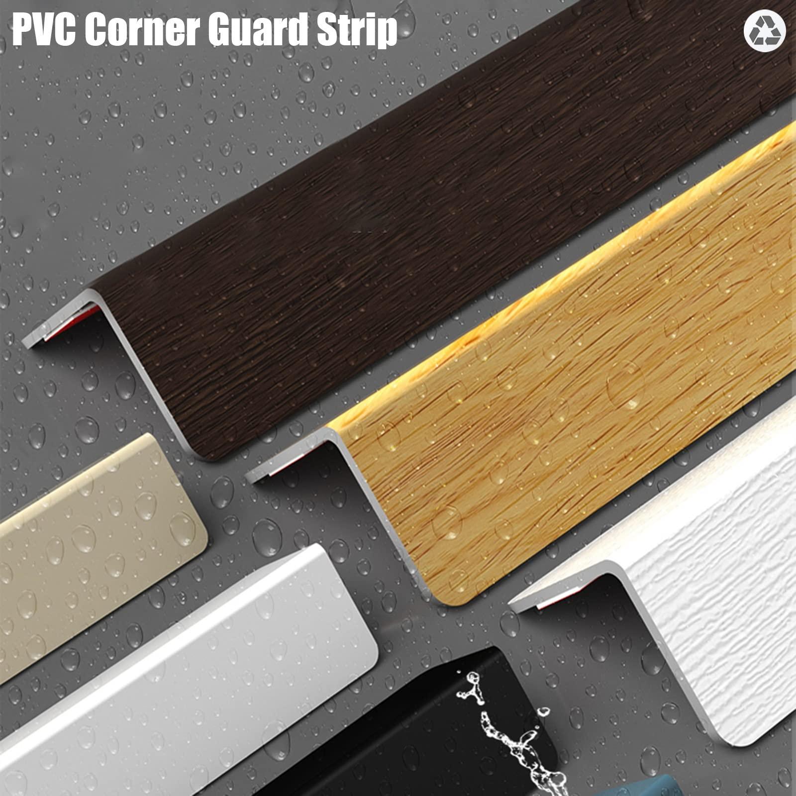 LXLZYXSF Wall Corner Guard Angle-Moulding Furniture Bumpers, Self Adhesive Corner Shield for Window Sill Door Frame Countertops, Edge Trim (Color : White, Size : 2.5cm W 110cm/43.3" L)