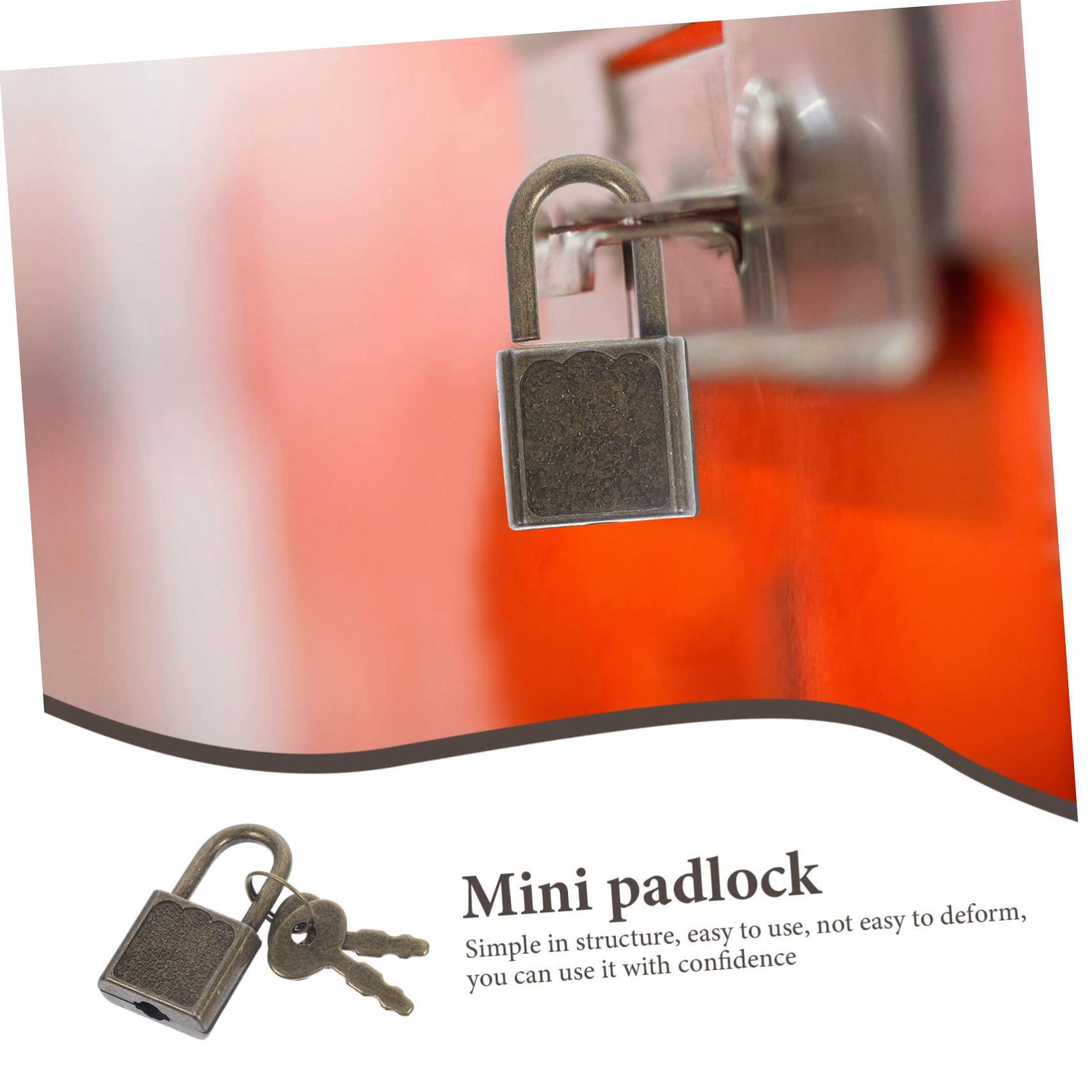 Vaguelly Vaguelly 15 Sets Treasure Chest Lock Padlock with Digital Lock Lockers Key Lock s Locker Lock Combination Lock Padlocks with Keys Combo Lock Bin Kit Door Plastic