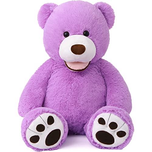 MorisMos Giant Teddy Bear Stuffed Animals Big Purple Teddy Bear