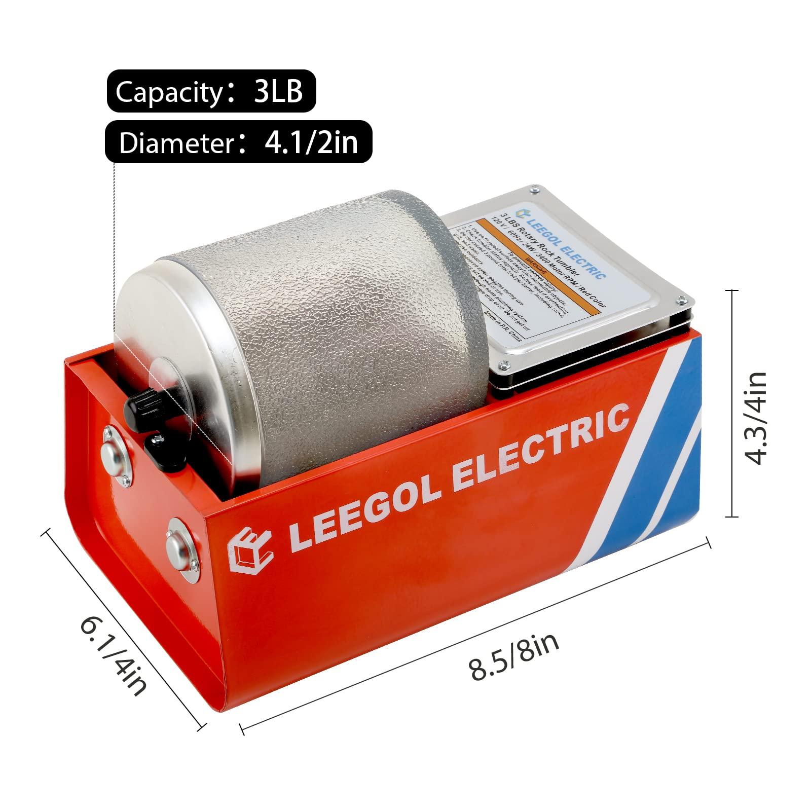 Leegol Electric Leegol Electric 3LB Rock Tumbler