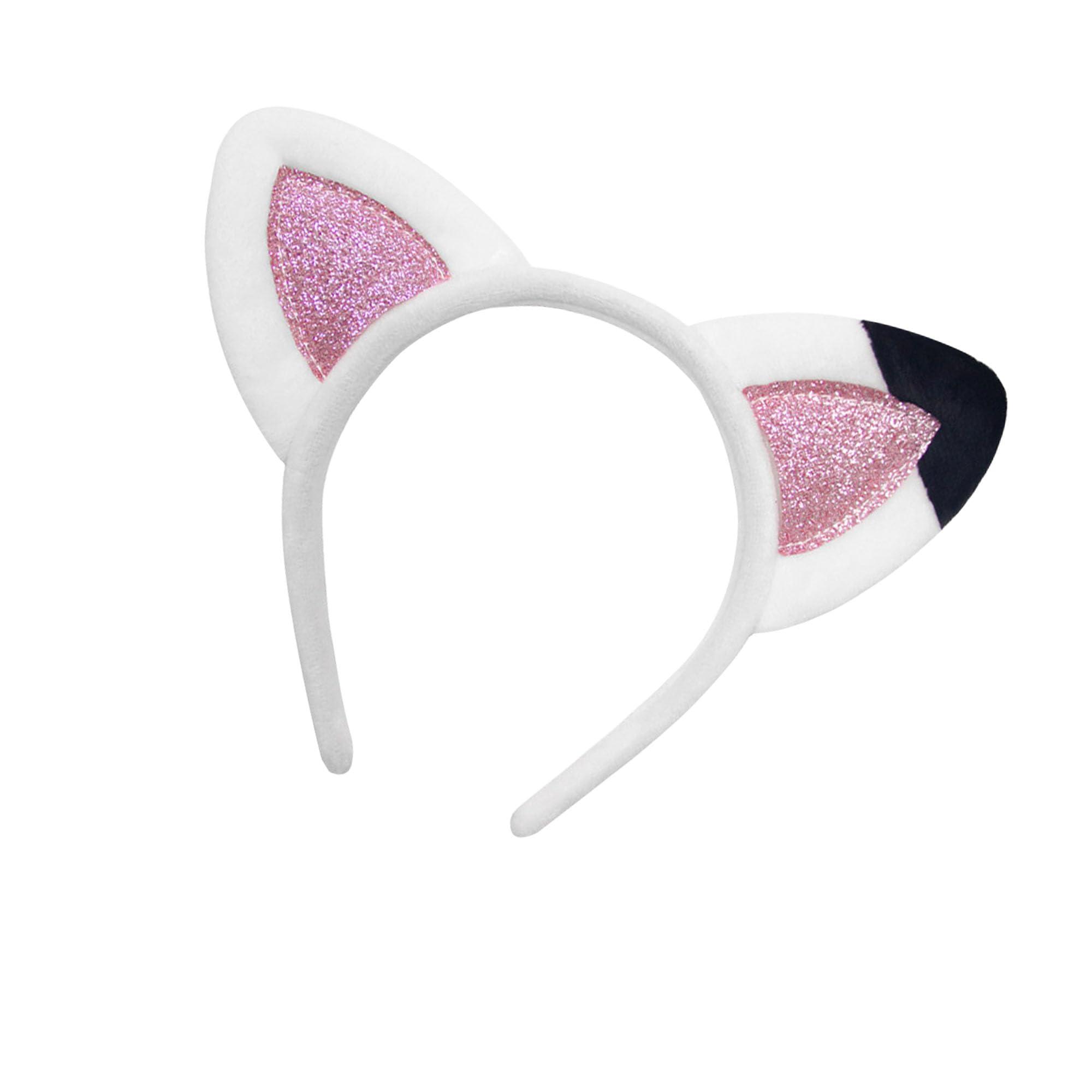 DAISYDUDS DAISYDUDS Cat Dollhouse Long sleeved mesh leggings Costume with Cat Headband, Halloween Christmas Outfits For Cutie130cm/6-7T multicolored