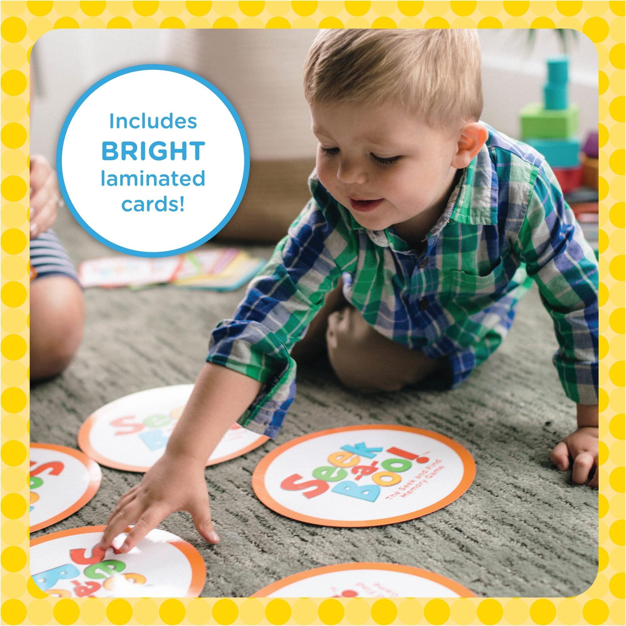 MindWare MindWare Seek-a-Boo Seek and Find Memory Game and Toddler Flash Cards Matching Game