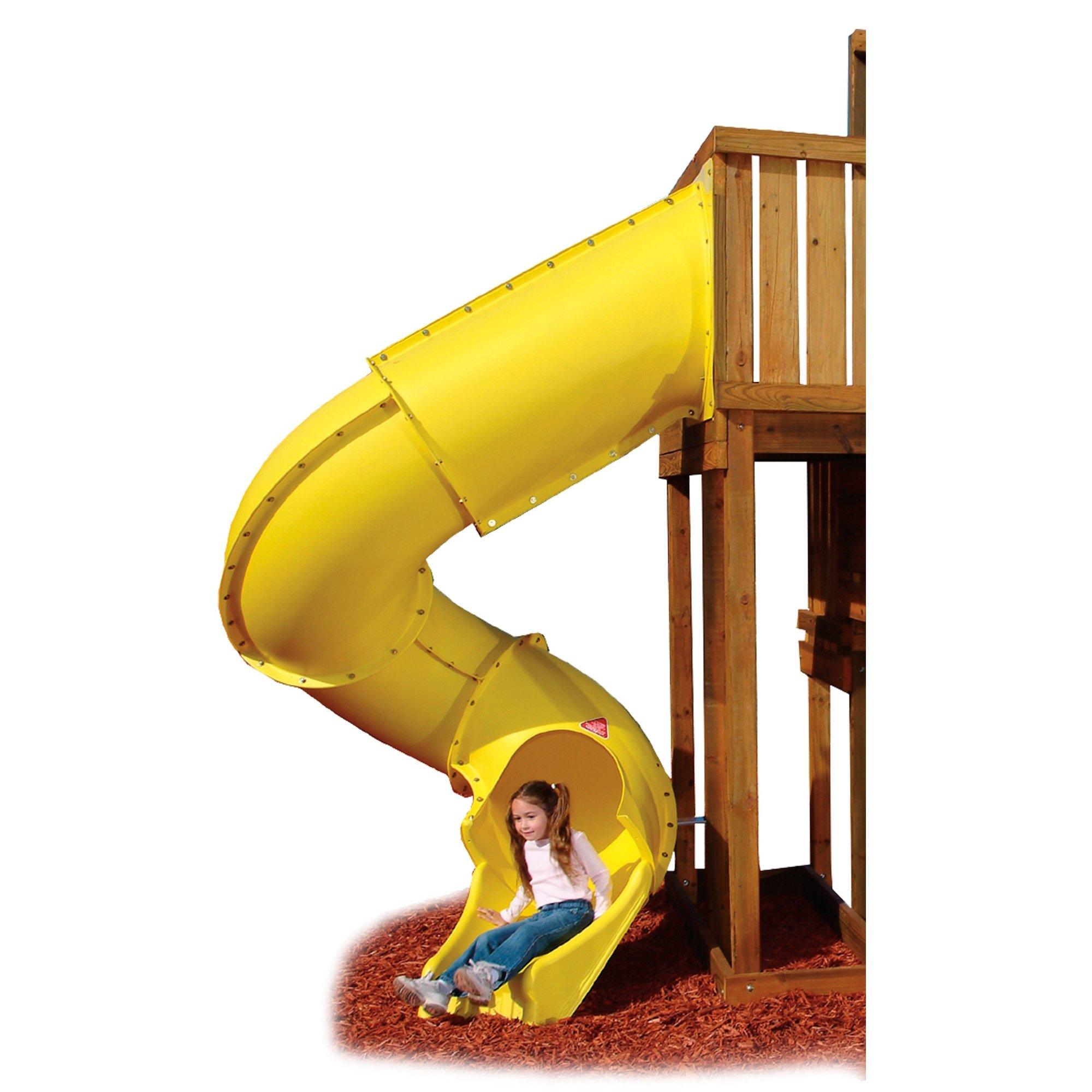 Swing-N-Slide Swing-N-Slide 7 ft.Turbo Tube Slide, Yellow