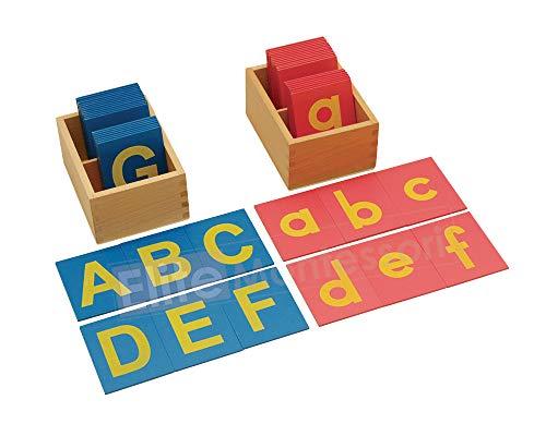 Elite Montessori Elite Montessori Lower and Capital Case Sandpaper Letters with Boxes