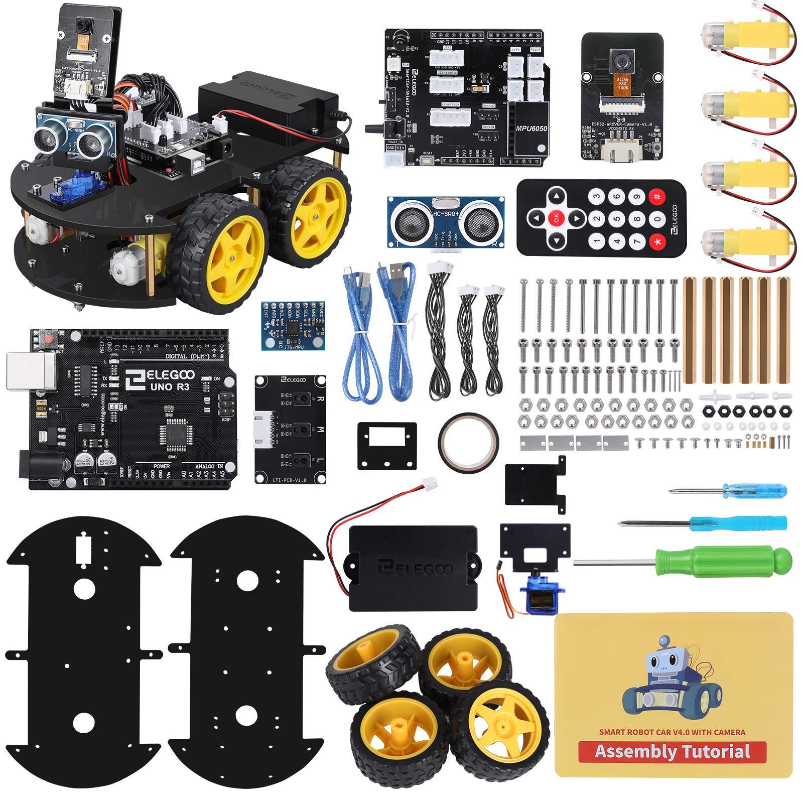 ELEGOO ELEGOO UNO R3 Project Smart Robot Car Kit V4 & ELEGOO Conqueror Robot Tank