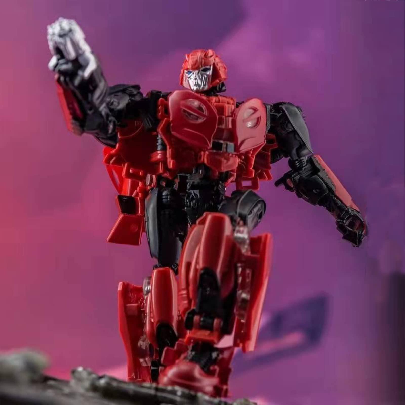 LQIPPOE LQIPPOE The Movie G1 Transformer Cliffjumper,D-Level Enhanced Version SS64 Deformation Car Model Robot Toy, KO Version Action Figure
