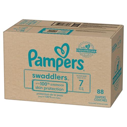 Pampers Pampers Baby Diapers - Swaddlers - Size 7, 88 Count, Ultra Absorbent Disposable Infant Diaper