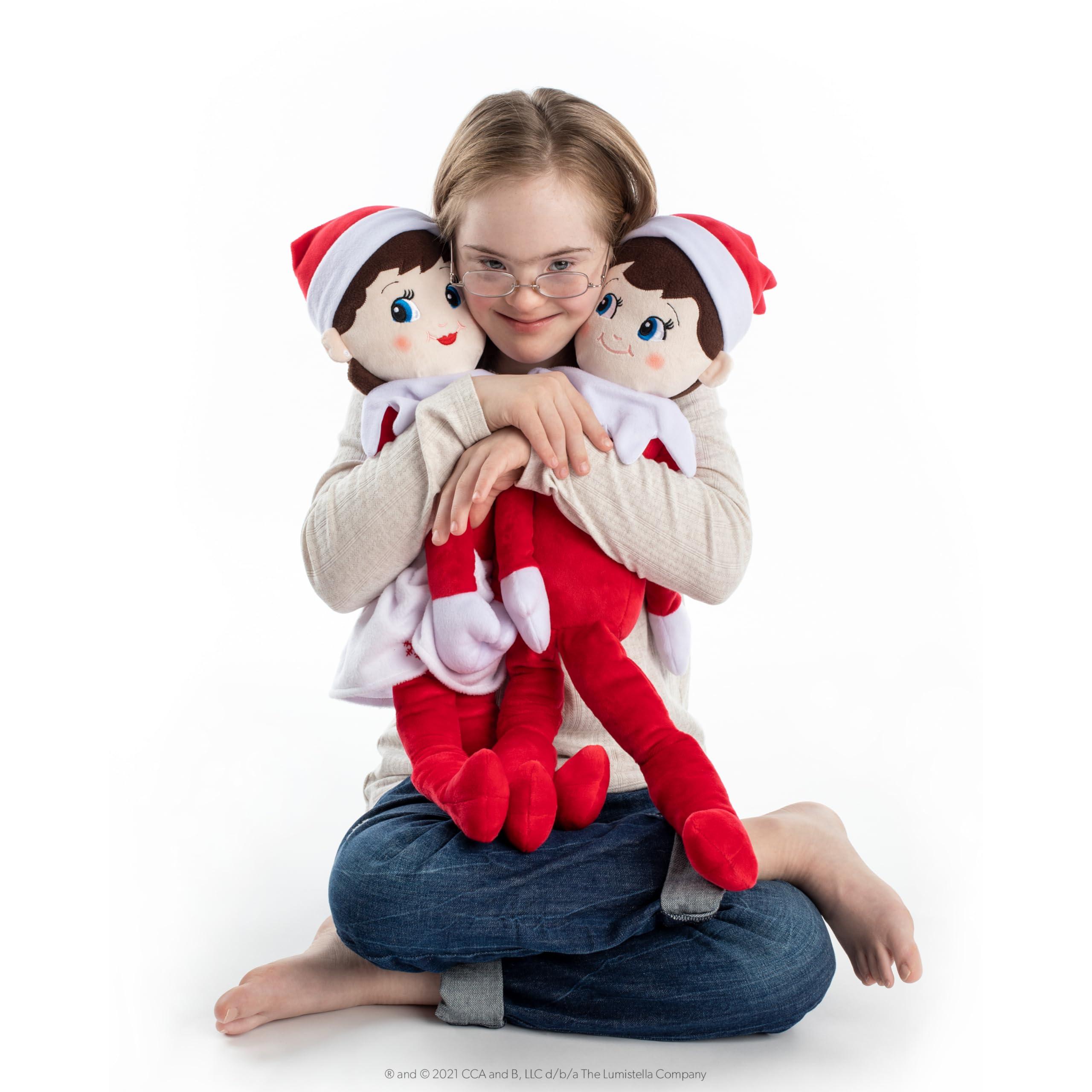 The Elf on the Shelf The Elf on the Shelf Plushee Pals 27 in Huggable Blue Eyed boy,Stuffed Plush Toy
