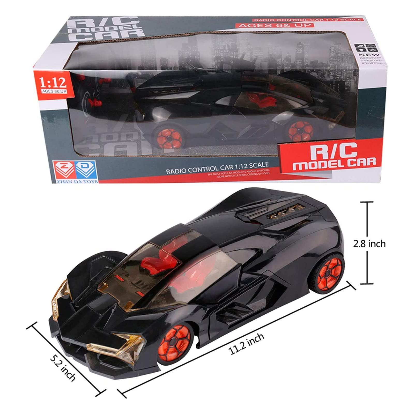 WGS WGS Kids Racer Sports Car Toy, Shock Absorbing Remote Control Fast Racer Light Sound High Speed Case for Boys and Girls