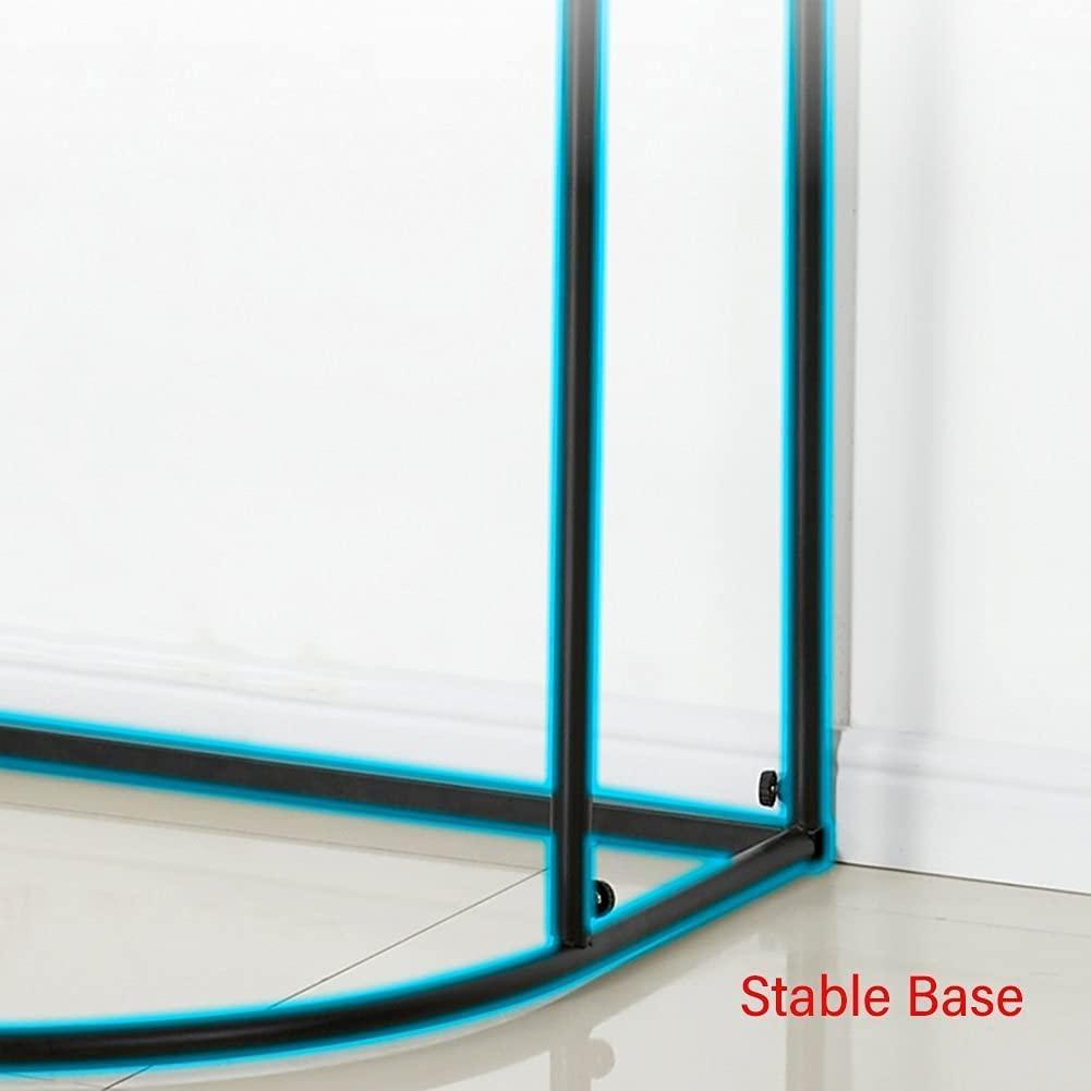 SAAKO Fashion Changing Rooms Clothing Store Fitting Room Movable Temporary Locker Room Metal Track Dressing Room for Clothing Store Changing Room Bedroom Furniture