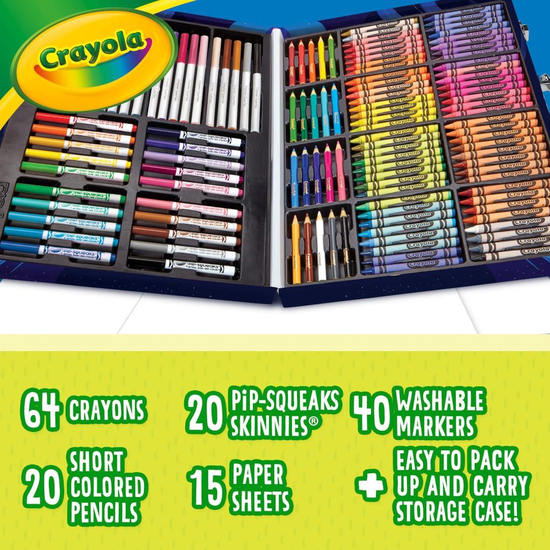 Crayola Crayola Inspiration Art Case Coloring Set - Space (140ct), Art Kit For Kids, Toys for Girls & Boys, Art Set, Gift for Kids [Amazon Exclusive]
