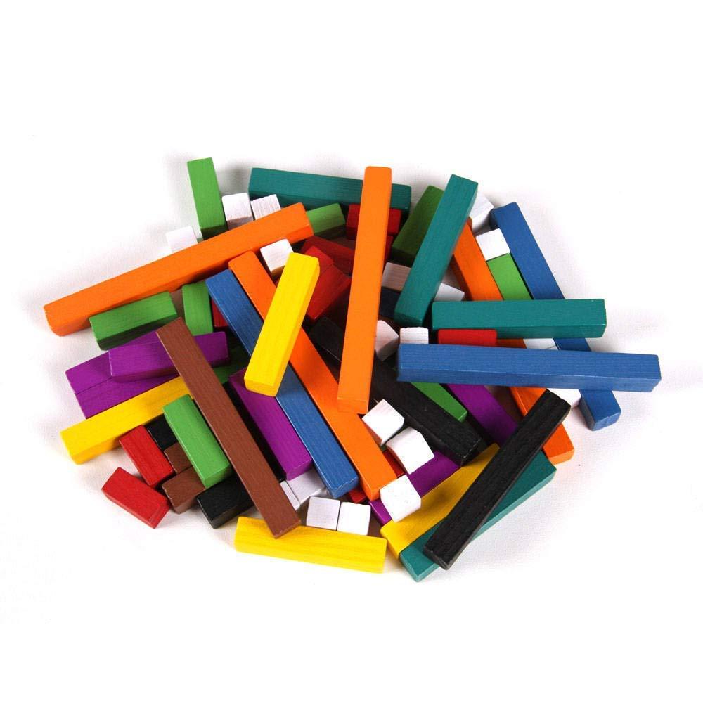 hand2mind hand2mind Foam Cuisenaire Rods Classroom Set, Fraction Bars, Montessori Number Rods, Counting Blocks, Math Manipulatives, Math Teacher Supplies, Kindergarten Homeschool Supplies (15 Sets of 74)