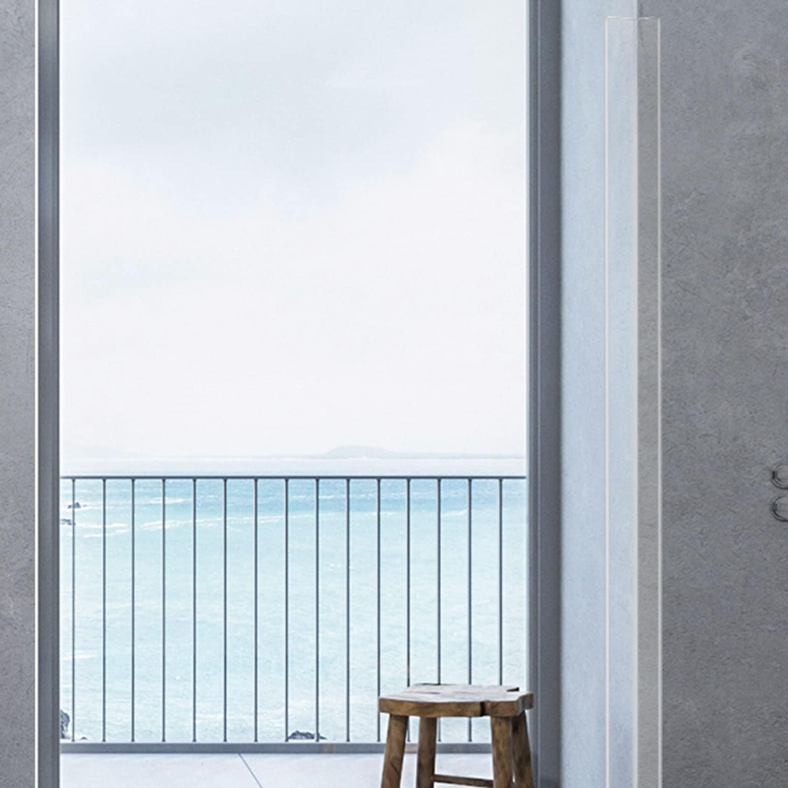 LSMKKA Clear Corner Wall Protector Clear, Peel and Stick Wall Corner Guard Edge Protector to Protect Wallpaper Drywall Tears Dog Chewing Walls, L Shape Angle Shield Bumper Trim (Color : Width 30mm, Size :