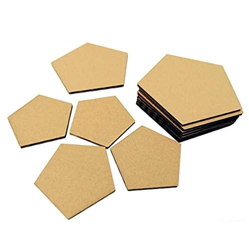 ZG ZG Parent-Child Handmade DIY Coloring Corrugated Cardboard Football/Storage Box, Kindergarten Learning and Educational Supplies (24pcs(Side length5cm))