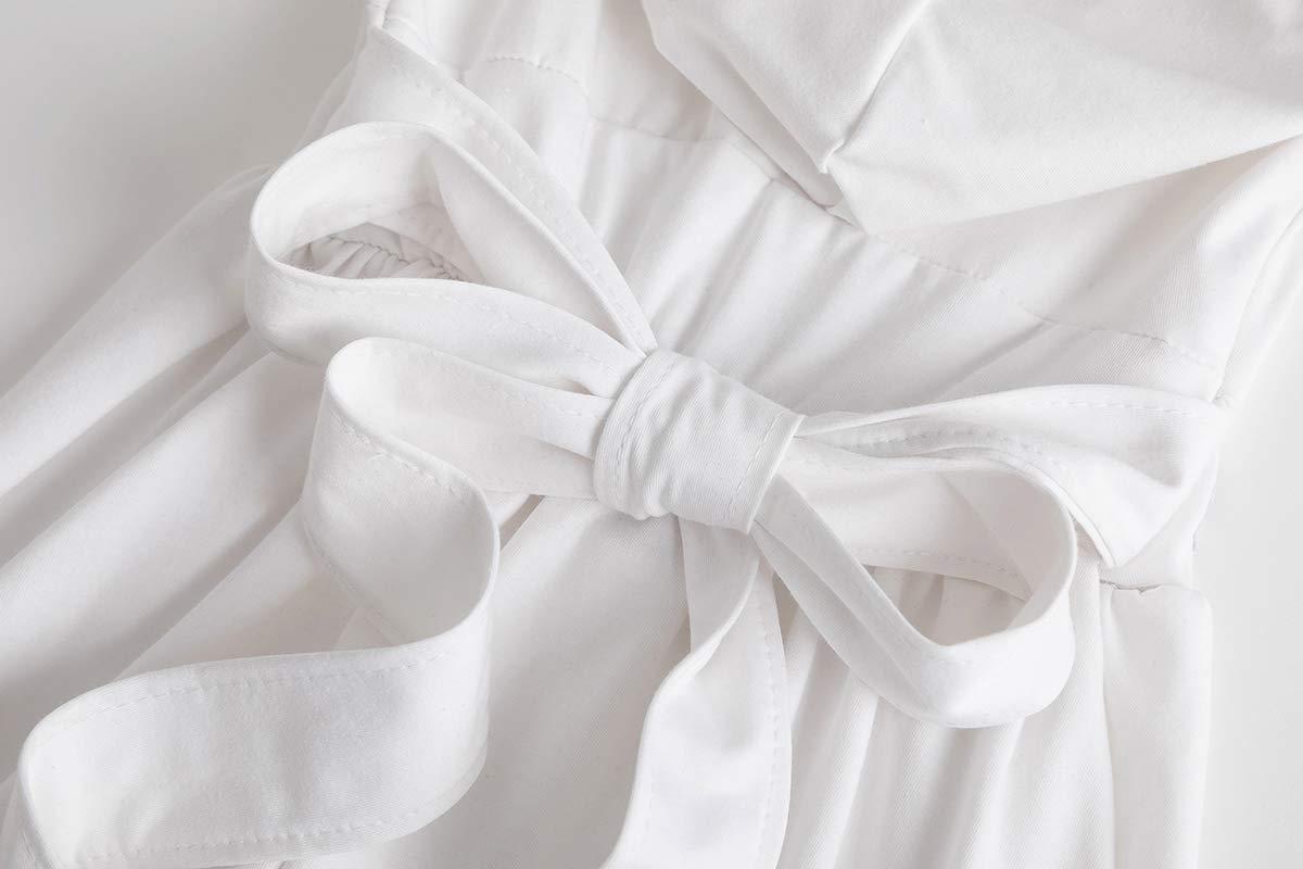 Ruikajia Ruikajia Rey Costume - Chewbacca Rhinestone, Princess Leia, Darth Vader, BB8 & R2D2 (White, 8 Years)