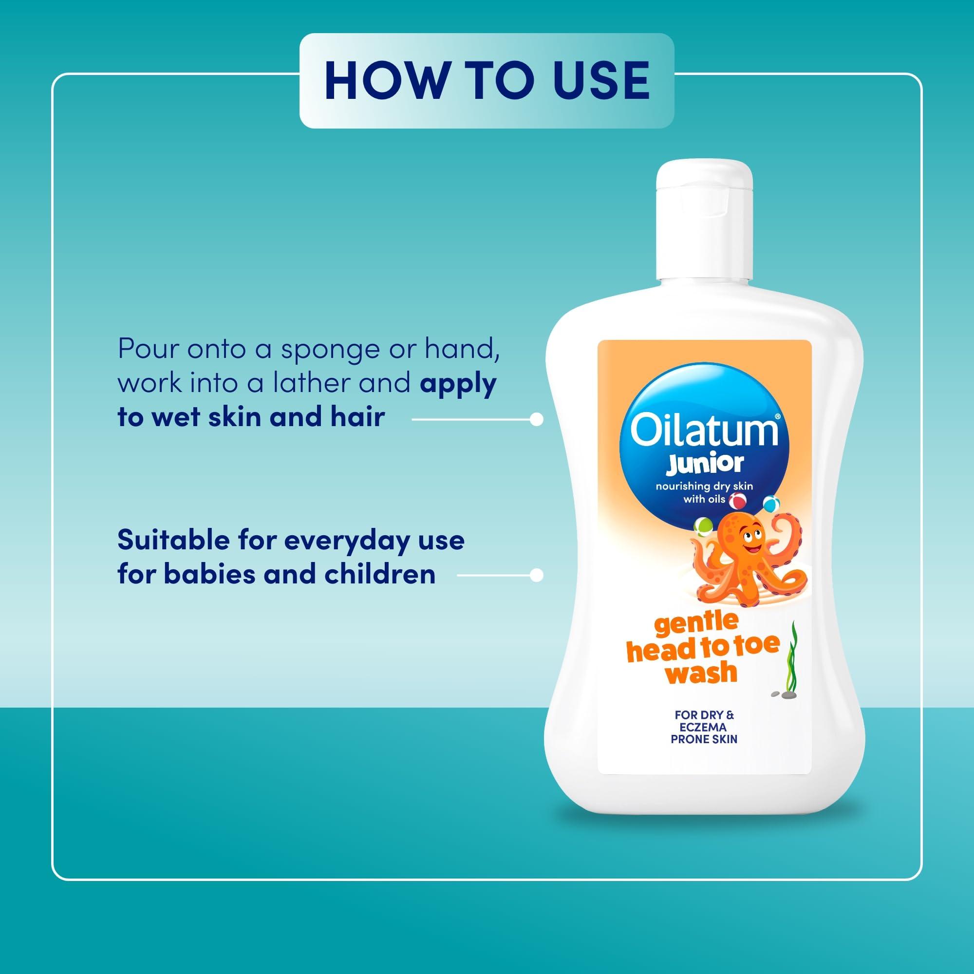 Oilatum Oilatum Daily Junior Head To Toe Wash for Dry skin, 300 ml