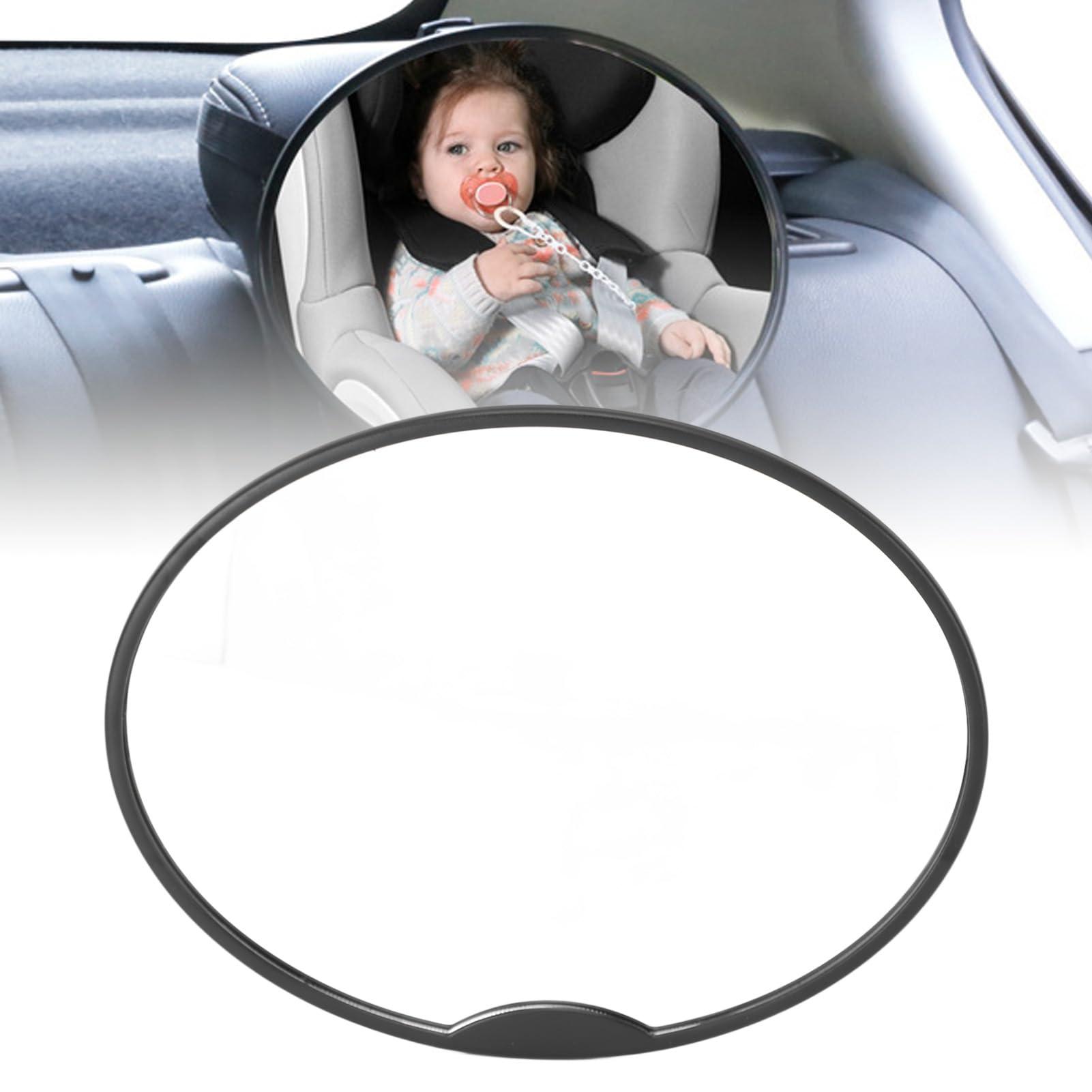 ToysCentral Basics Rear Facing Baby Car Mirror, Fall Resistant Baby Rear Seat Mirror for Car