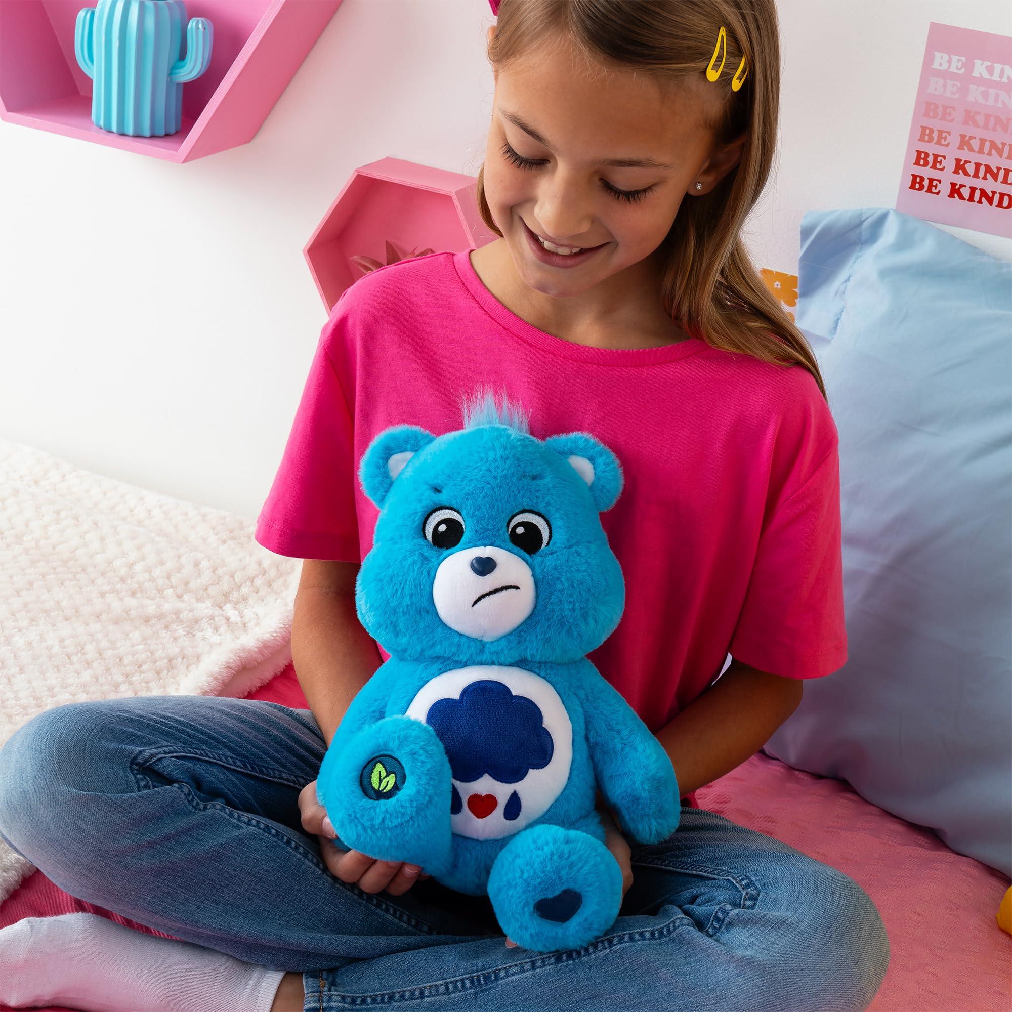 Care Bears Care Bears 14 Grumpy Bear - Blue Plushie for Ages 4+ Perfect Stuffed Animal Holiday, Birthday Gift, Super Soft and Cuddly Good For Girls and Boys, Employees, Collectors