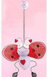 Russ Love Springs Nylon Glitter Hanging and Springing Bugs - Bee - With ...