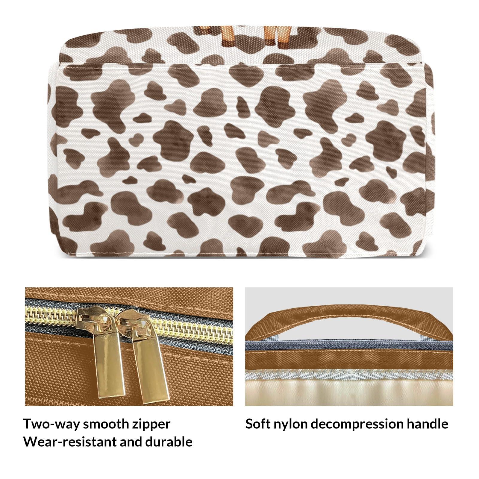 EasyeeUMe EasyeeUMe Rodeo Western Cowgirl Horse Balloon Personalized Large Capacity Diaper Bags,Custom Name Backpack Casual Daypack Bag Nappy Bag Gifts, Design 12, SFA055SS