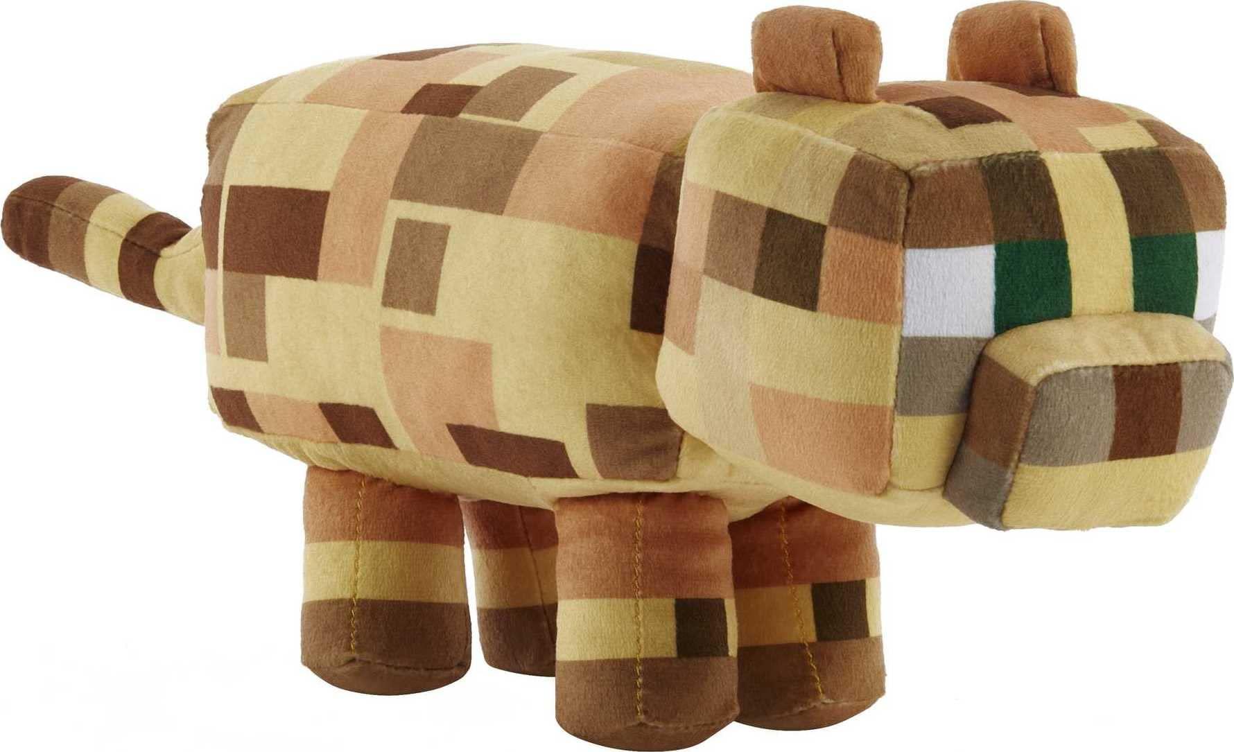 Mattel Mattel Minecraft Basic Plush Ocelot Soft Doll, Video Game-Inspired Collectible Toy for Kids & Fans Ages 3 Years Old & Up