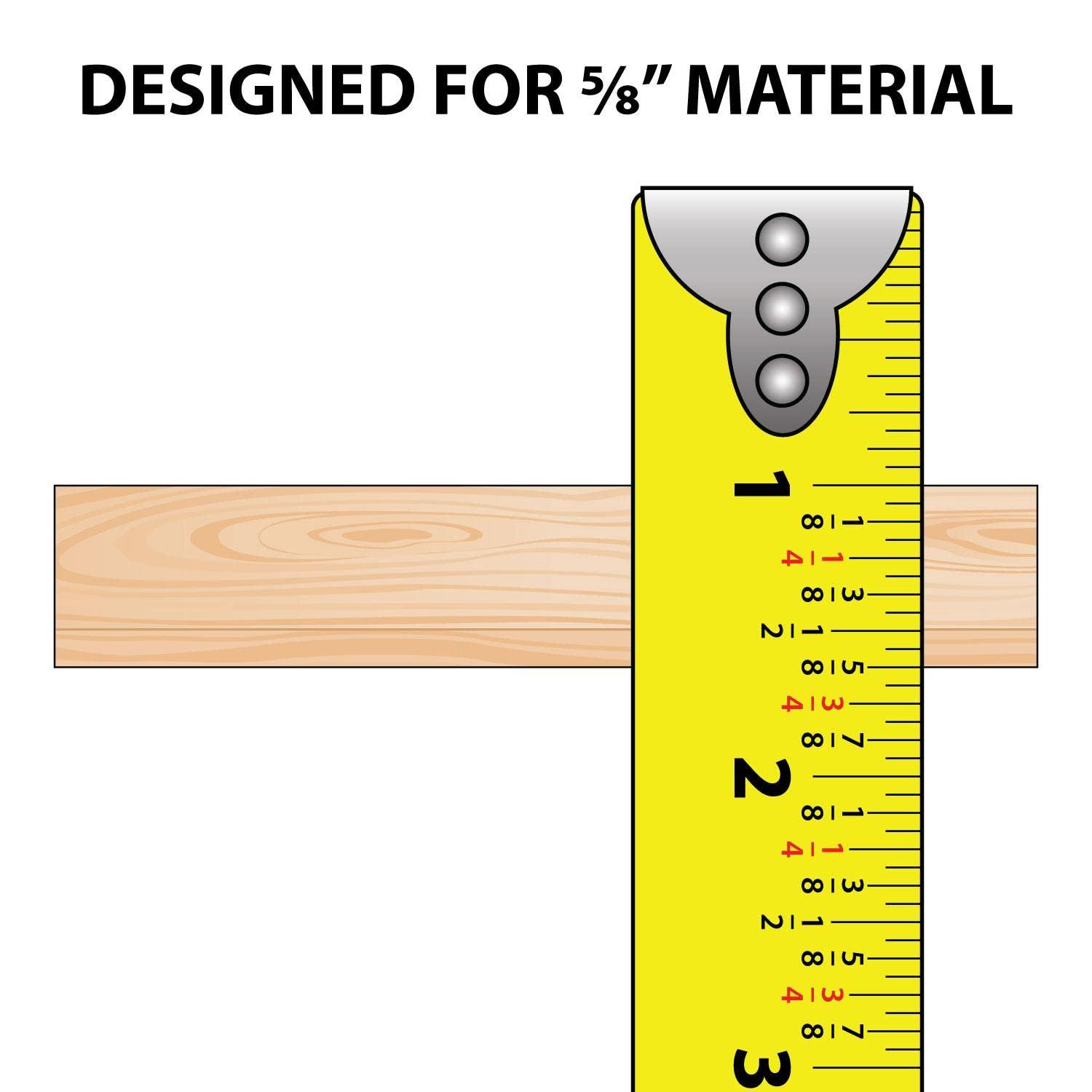 OUTWATER Outwater Plastics White 5/8'' Rigid PVC UV Treated Plastic U-Channel/C-Channel 46 Inch Lengths (Pack of 3)