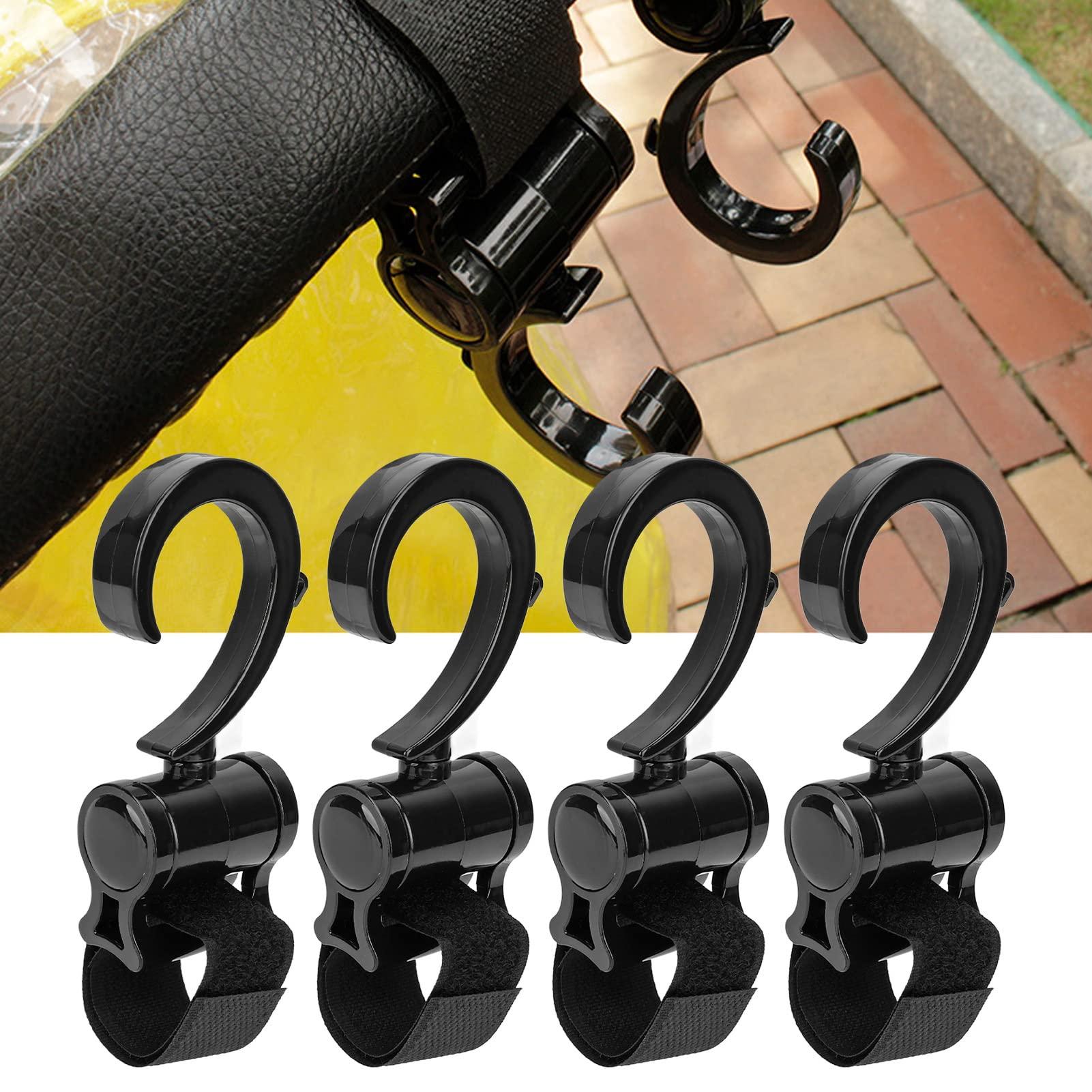 YUSHANCHENG 4pcs Baby Stroller Hooks Universal Flexible Shopping Mommy Bag Hooks Accessory for Hanging Toy