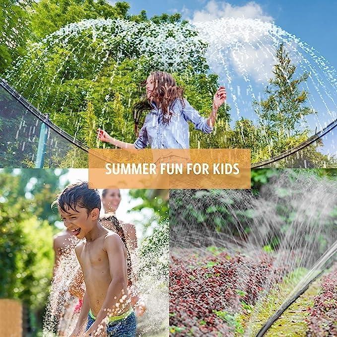 HEPYLAIFU HEPYLAIFU Trampoline Sprinkler Trampoline Accessories Waterpark Hose Sprinkler for Kids Water Play, Games in Yards (Color : B, Size : 2_15M)