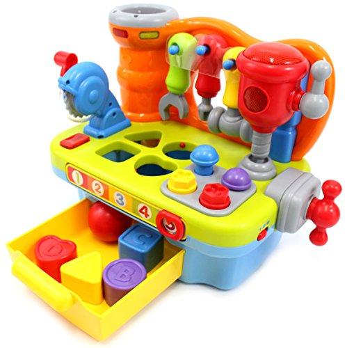 PowerTRC Little Engineer Multifunctional Musical Learning Tool Workbench For Kids image-4