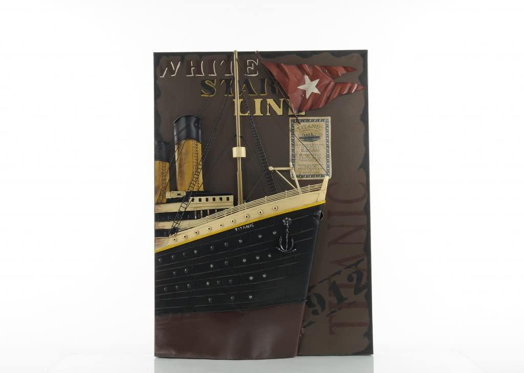 HomeRoots HomeRoots 1912 RMS Titanic 3D Front Bow Painting