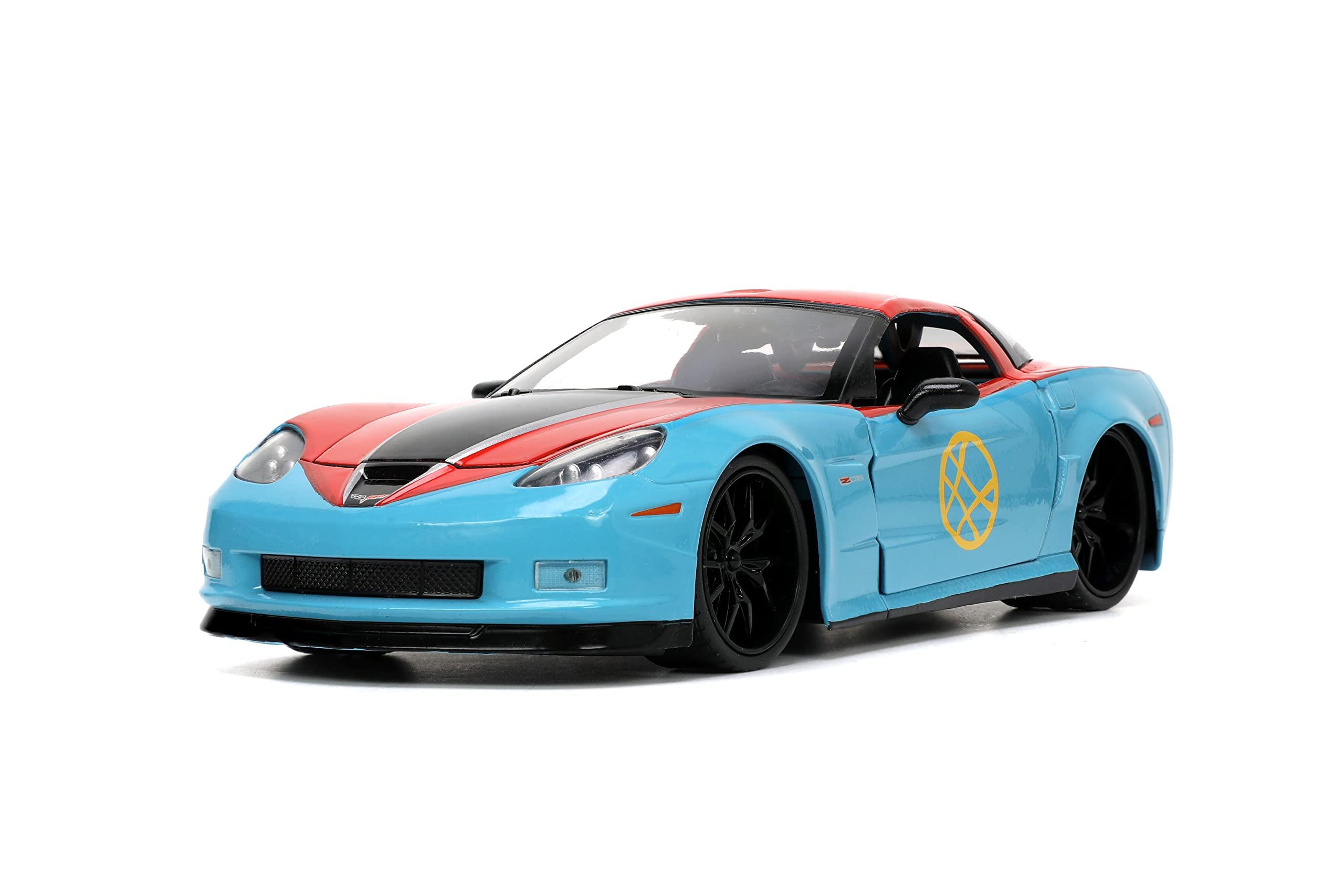 Jada Toys Jada Toys Marvel Doctor Strange 1:24 2006 Chevy Corvette Z06 Die-Cast Car with 2.75\'\' Dr. Strange Figure, Toys for Kids and Adults (32115)