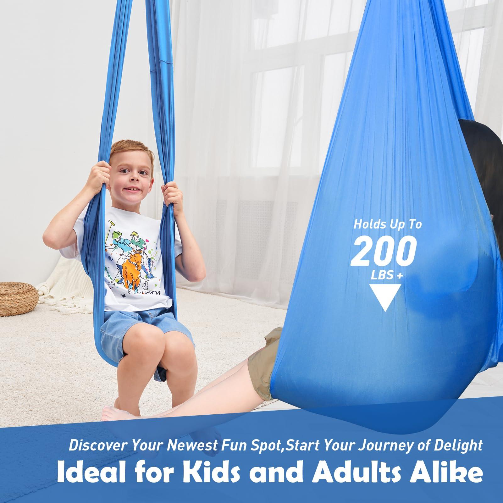 YAERSI Sensory Swing,Therapy Swing for Kids with Special Needs (Hardware Included),Sensory Swing for ADHD, Autism, Sensory Processing,Therapy Swing