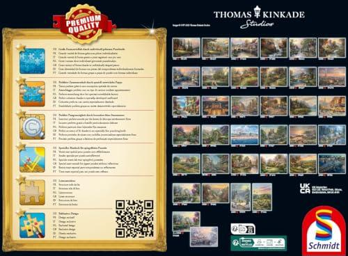 Schmidt Schmidt Spiele 57529 Thomas Kinkade Christmas Motif, Santas Silent Night, 1000 Pieces, Multi-Coloured