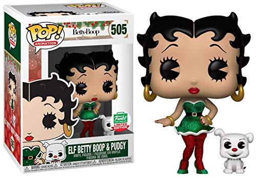 Funko Funko POP! Animation: Betty Boop - Elf Betty Boop & Pudgy #505 - Funko's [2018] 12 Days Of Christmas Exclusive!