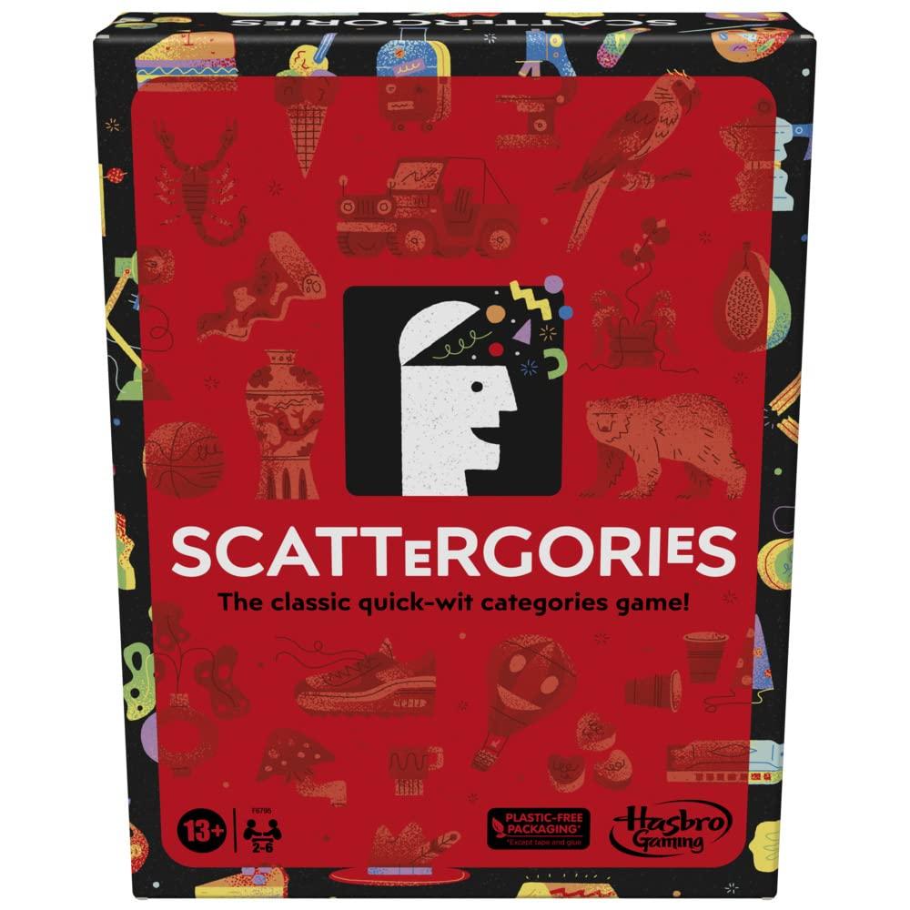 Hasbro Gaming Hasbro Gaming Classic Scattergories Game, Party Game for Adults and Teens Aged 13 and up, Board Game for 2+ Players