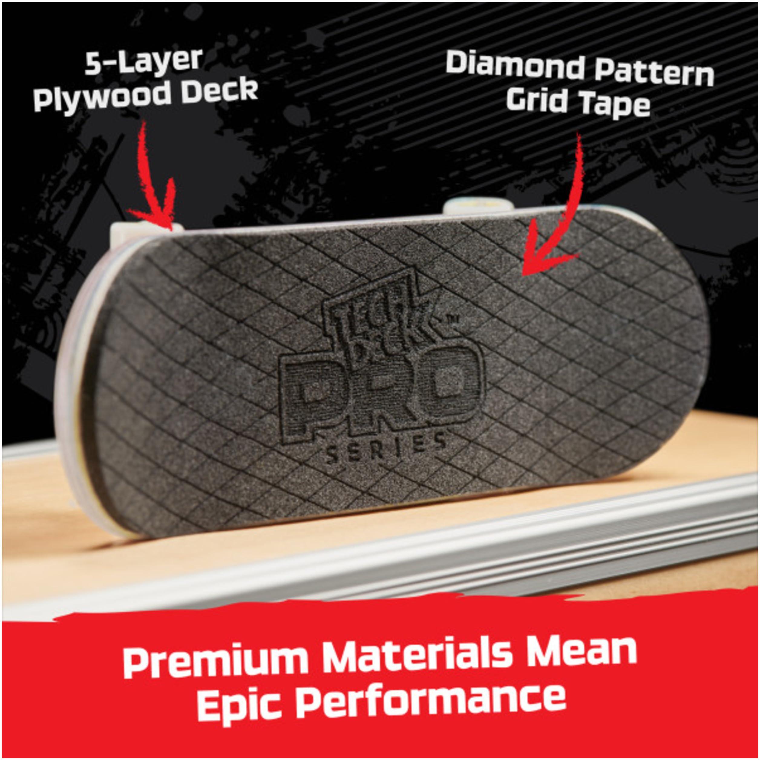 TECH DECK TECH DECK, Primitive Pro Series Finger Board with Storage Display, Built for Pros; Authentic Mini Skateboards, Kids Toys for Ages 6 and up