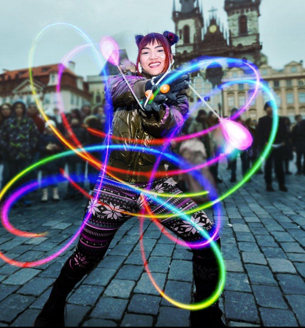 Flowtoys Podpoi v2 LED Poi - The World's Favorite Glowpoi