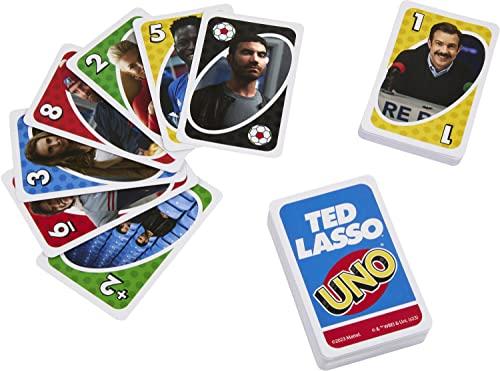 Mattel Games Mattel Games UNO Ted Lasso Card Game for Teens & Adults Inspired by the Popular Series for Game Night, Travel & Camping